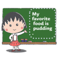 Chibi Maruko-chan  Message Stickers