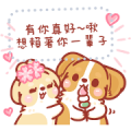 Corgi KaKa Message Stickers