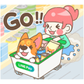 Corgi Pon Pon and LINE Pay