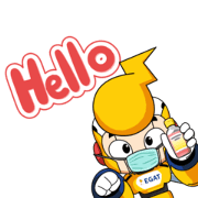 ENGY is always with you. Sticker for LINE & WhatsApp | ZIP: GIF & PNG