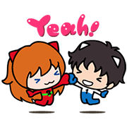EVA micro macro EVA micro macro Sticker for LINE & WhatsApp | ZIP: GIF & PNG