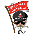 Fly with AirAsia Sticker for LINE & WhatsApp | ZIP: GIF & PNG