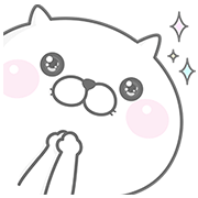 GU + Cat and Chick Stickers GU + Cat and Chick Stickers Sticker for LINE & WhatsApp | ZIP: GIF & PNG