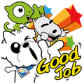 Greetings from allPay and Friends Sticker for LINE & WhatsApp | ZIP: GIF & PNG