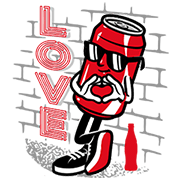 Happy Friends (Coca-Cola) Happy Friends (Coca-Cola) Sticker for LINE & WhatsApp | ZIP: GIF & PNG