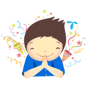 Happy goat year Happy goat year Sticker for LINE & WhatsApp | ZIP: GIF & PNG
