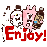 Kanahei × GEORGIA JAPAN CRAFTSMAN Kanahei × GEORGIA JAPAN CRAFTSMAN Sticker for LINE & WhatsApp | ZIP: GIF & PNG