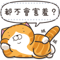 Lan Lan Cat: Message Stickers Part 1 Sticker for LINE & WhatsApp | ZIP: GIF & PNG