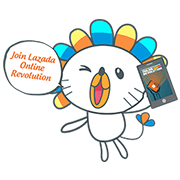 Lazada Online Revolution Lazada Online Revolution Sticker for LINE & WhatsApp | ZIP: GIF & PNG