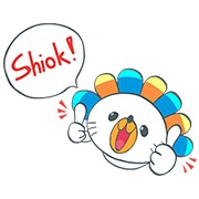 Lazadaʹs LINE Mascot! Sticker for LINE & WhatsApp | ZIP: GIF & PNG