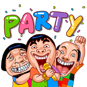 Let's Party (Samran Man) Sticker for LINE & WhatsApp | ZIP: GIF & PNG