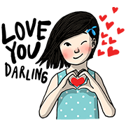 Love You Like Crazy Love You Like Crazy Sticker for LINE & WhatsApp | ZIP: GIF & PNG