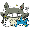 My Neighbor Totoro Sticker for LINE & WhatsApp | ZIP: GIF & PNG