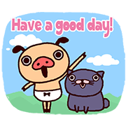 Panpaka Pants: Summer Dance Panpaka Pants: Summer Dance Sticker for LINE & WhatsApp | ZIP: GIF & PNG
