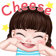 Phakkom Say Cheese! Phakkom Say Cheese! Sticker for LINE & WhatsApp | ZIP: GIF & PNG