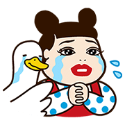 Popular Celebs × Aflac Sticker for LINE & WhatsApp | ZIP: GIF & PNG
