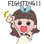 Toki Choi's  Fighting Life! Toki Choi's Fighting Life! Sticker for LINE & WhatsApp | ZIP: GIF & PNG