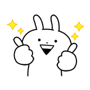 USAGYUUN 2020 Sticker for LINE & WhatsApp | ZIP: GIF & PNG