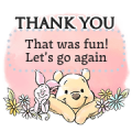 Winnie the Pooh Message Stickers