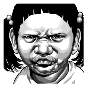 Anger Faces anger faces Sticker for LINE & WhatsApp | ZIP: GIF & PNG