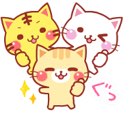 A lot of cats. Pop-Up Stickers Vol. 3 Sticker for LINE & WhatsApp | ZIP: GIF & PNG
