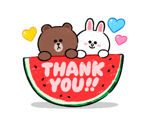 Brown & Cony in Love Brown & Cony in Love Sticker for LINE & WhatsApp | ZIP: GIF & PNG