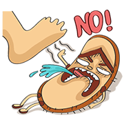 Capit the Flip-Flop Sticker for LINE & WhatsApp | ZIP: GIF & PNG