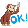 Curious George Stickers