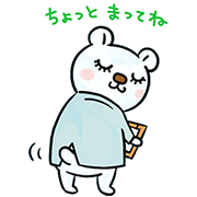 Dr. Kumatsuge Stickers Sticker for LINE & WhatsApp | ZIP: GIF & PNG