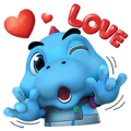 Godji the Adventure Sticker for LINE & WhatsApp | ZIP: GIF & PNG