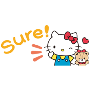 Hello Kitty Small Stickers Sticker for LINE & WhatsApp | ZIP: GIF & PNG
