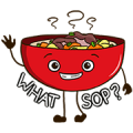 Indonesian Culinary Sticker for LINE & WhatsApp | ZIP: GIF & PNG