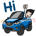Let's zoom-zoom Sticker for LINE & WhatsApp | ZIP: GIF & PNG