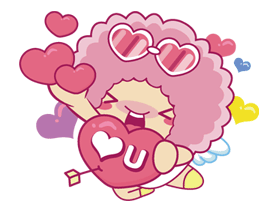 Lover Bowbow (Lover Edition) Sticker for LINE & WhatsApp | ZIP: GIF & PNG