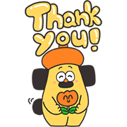 OHIGE no PON - Big Stickers Sticker for LINE & WhatsApp | ZIP: GIF & PNG