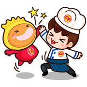 P' Chef & N' Kyo P' Chef & N' Kyo Sticker for LINE & WhatsApp | ZIP: GIF & PNG