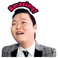 PSY Hangover Special Sticker for LINE & WhatsApp | ZIP: GIF & PNG