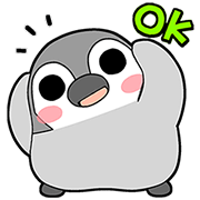 Pesoguin Sticker for LINE & WhatsApp | ZIP: GIF & PNG