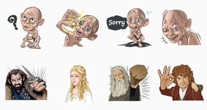 THE HOBBIT: AN UNEXPECTED JOURNEY Line Sticker GIF & PNG Pack: Animated & Transparent No Background | WhatsApp Sticker