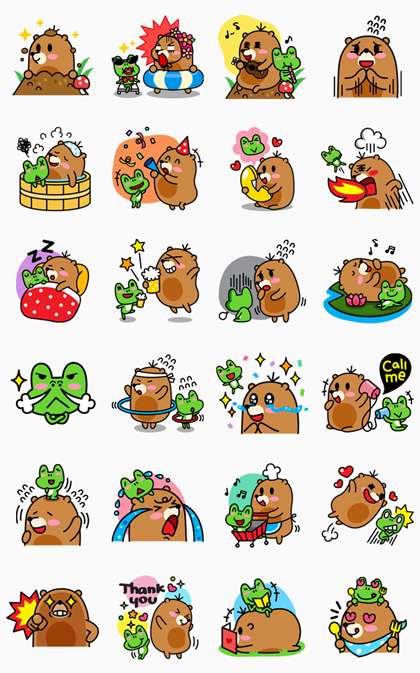 Thomas (for au Smart Pass users) Line Sticker GIF & PNG Pack: Animated & Transparent No Background | WhatsApp Sticker