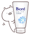 USAMARU × Biore Sticker for LINE & WhatsApp | ZIP: GIF & PNG