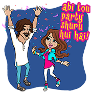 Zoe & Muuch Man Sticker for LINE & WhatsApp | ZIP: GIF & PNG