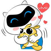 vivo & voonvai: We're Friends Forever Sticker for LINE & WhatsApp | ZIP: GIF & PNG