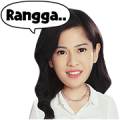 AADC 2014: Cinta & Rangga Stickers Sticker for LINE & WhatsApp | ZIP: GIF & PNG