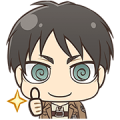 Attack on Titan Chimi-Chara Ver. Sticker for LINE & WhatsApp | ZIP: GIF & PNG