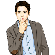 Aunjai & James Ji Sticker for LINE & WhatsApp | ZIP: GIF & PNG
