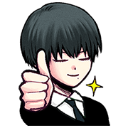 Black Brain Syndrome Sticker for LINE & WhatsApp | ZIP: GIF & PNG