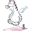 Cartoon animals from Red Bull TVCM Sticker for LINE & WhatsApp | ZIP: GIF & PNG