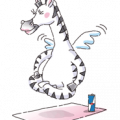 Cartoon animals from Red Bull TVCM