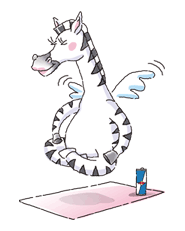 Cartoon animals from Red Bull TVCM Sticker for LINE & WhatsApp | ZIP: GIF & PNG